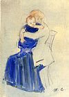 Famous Child Paintings - Mother And Child 5